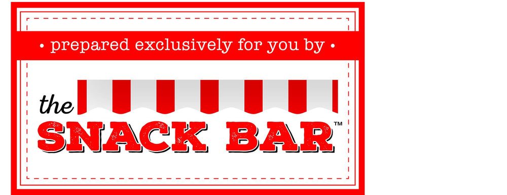 The Snack Bar primer plano de texturas y empaques para identificar variedad