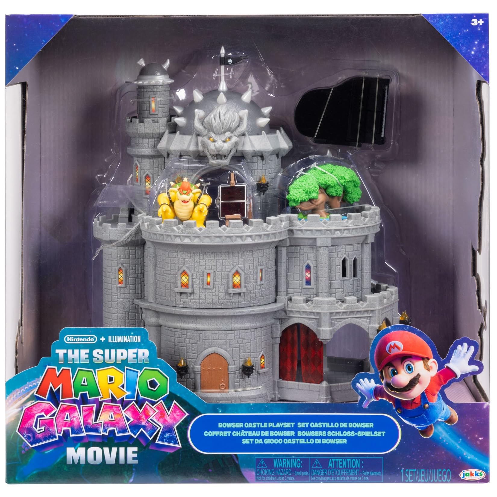 THE SUPER MARIO BROS. MOVIE interior con tres pisos separados facilita juego lateral creativo