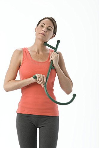 Thera Cane primer plano de las seis bolas de masaje y resistencia