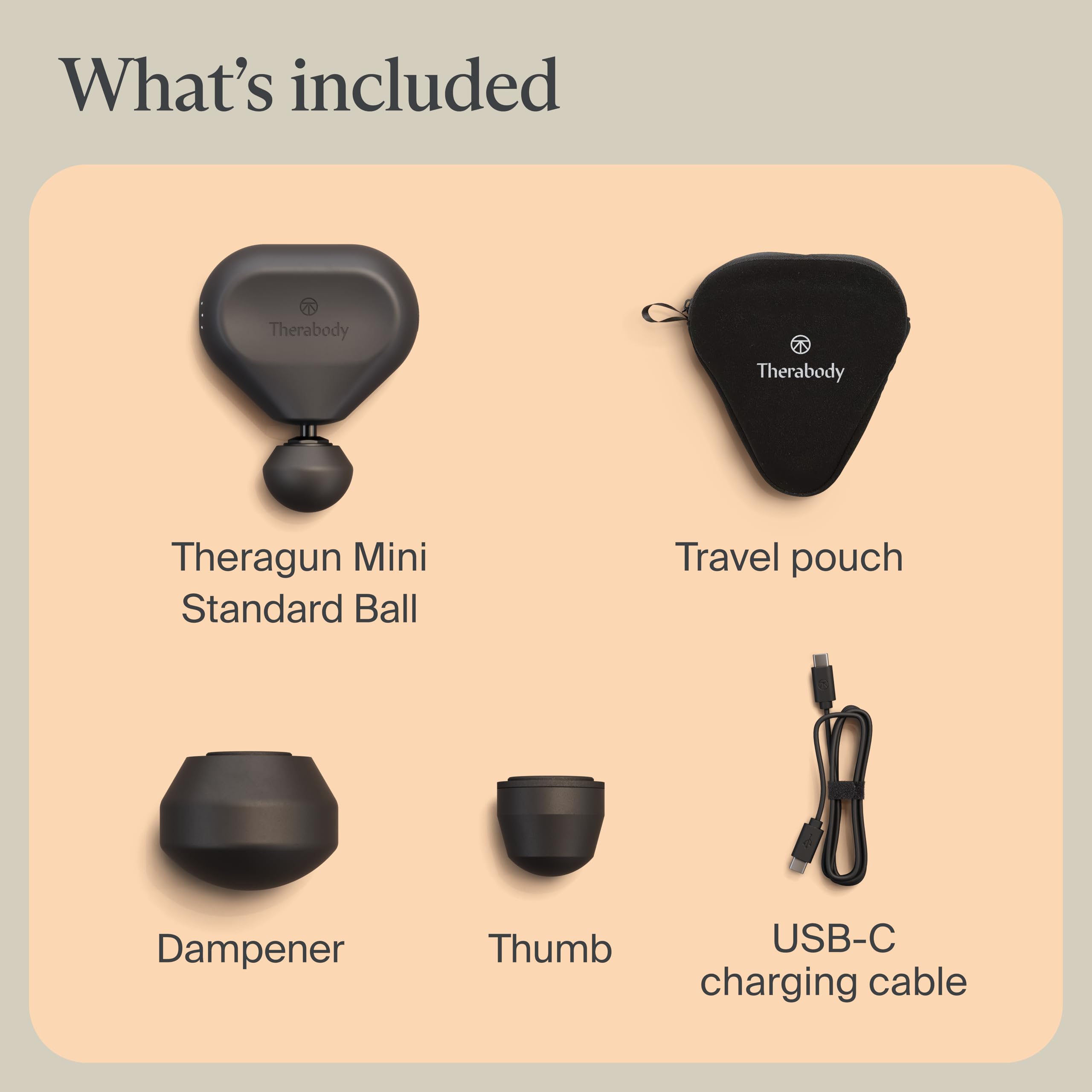 TheraGun Mini pantalla de la app Therabody con rutinas personalizadas y conexión Bluetooth