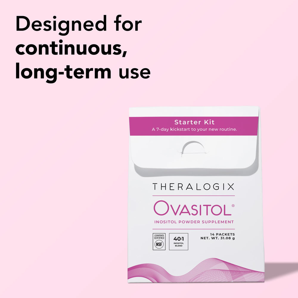 Theralogix Ovasitol etiqueta con ingredientes y beneficios comprobados