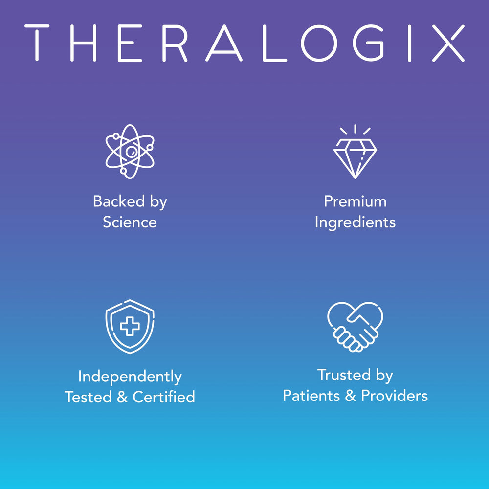 Theralogix Ovasitol packaging abierto mostrando sobres individuales