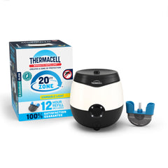 Thermacell vista frontal mostrando diseño compacto y protección inmediata