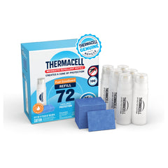 Thermacell embalaje frontal mostrando el pack valor y facilidad de uso