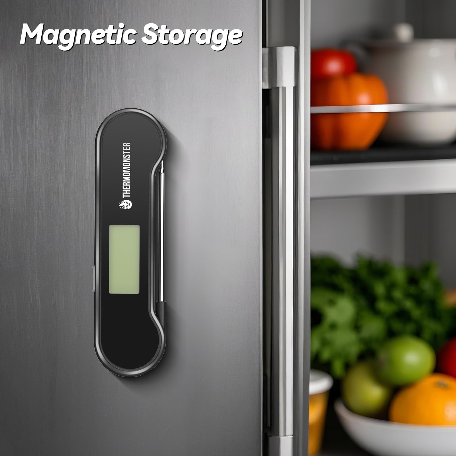 ThermoMonster agarre ergonómico para uso cómodo durante largas sesiones