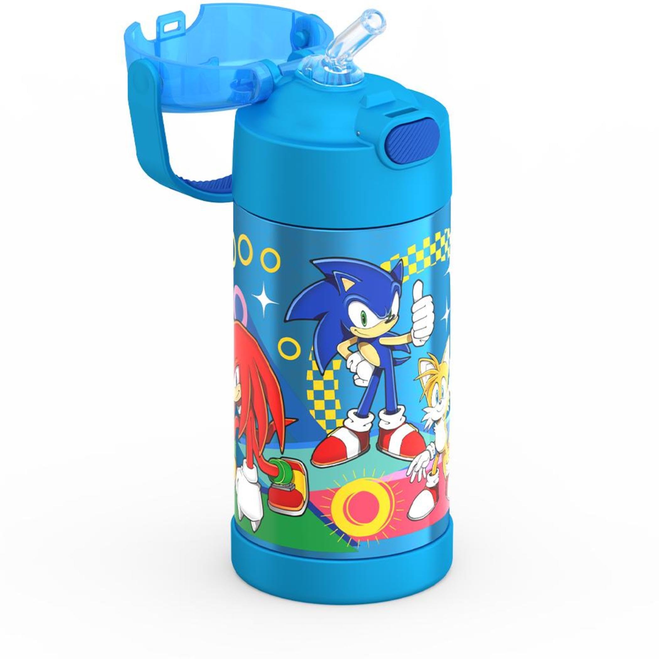 THERMOS FUNtainer asa integrada con agarre suave para transporte cómodo