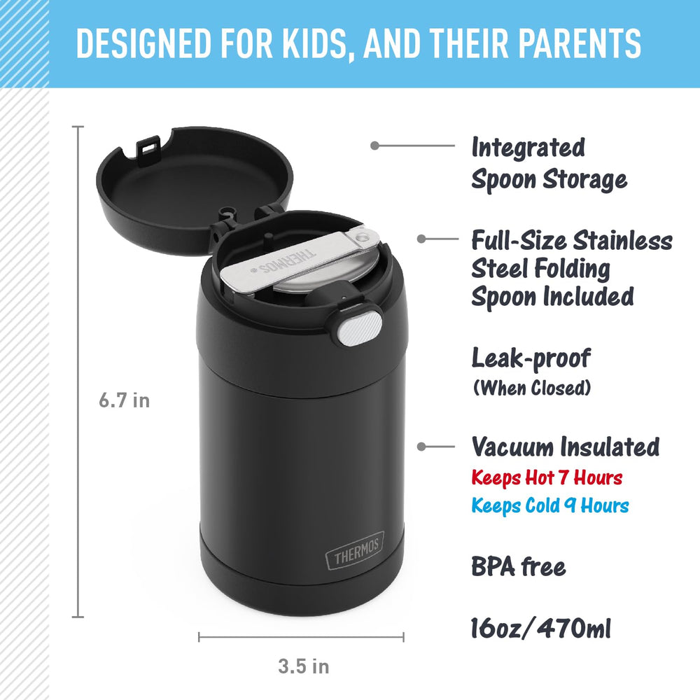 THERMOS funtainer cuchara plegable dentro de la tapa lista para comer