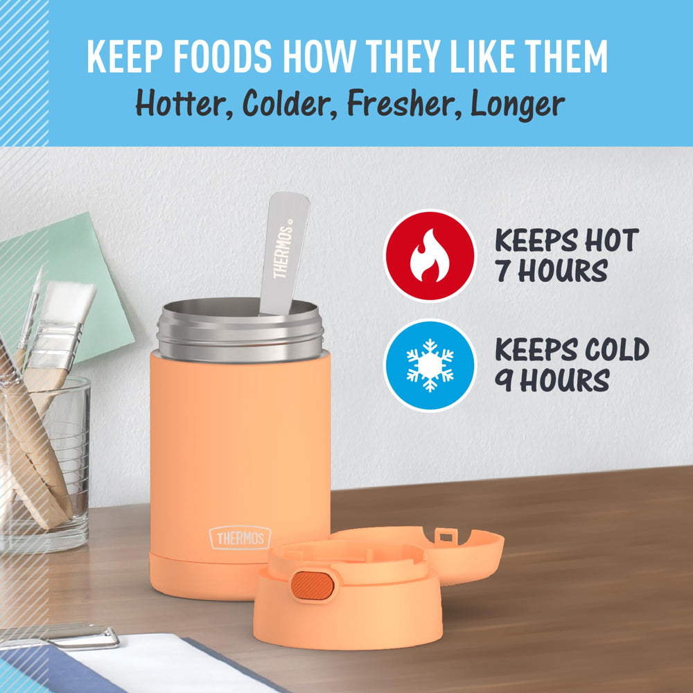 THERMOS FUNtainer dentro de una lonchera escolar compacto y listo para la merienda