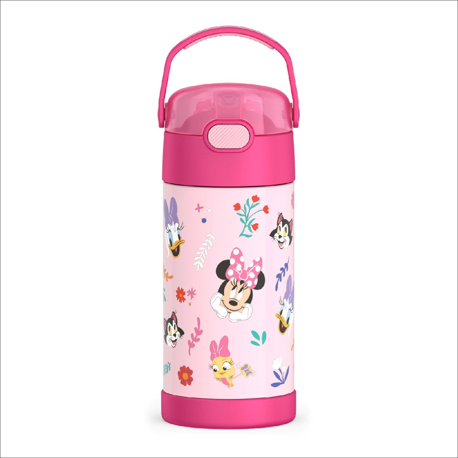 THERMOS FUNtainer vista frontal con diseño Minnie y fácil identificación