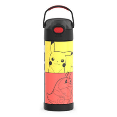 THERMOS FUNtainer vista frontal Pokémon, diseño atractivo y protección contra calor