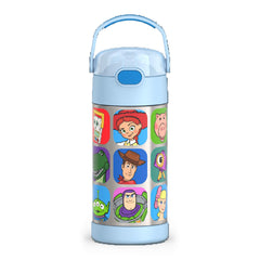 THERMOS FUNtainer vista frontal con decoración Toy Story y cierre seguro