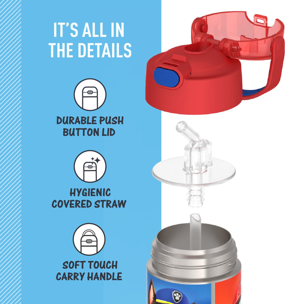 THERMOS FUNtainer mango con tacto suave, transporte seguro para manos pequeñas
