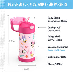 THERMOS FUNtainer popote de silicona removible mostrando higiene y limpieza