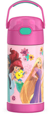 THERMOS FUNtainer Princesas vista frontal mostrando diseño atractivo y portabilidad