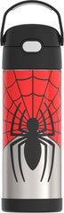 THERMOS FUNtainer Spiderman vista frontal con diseño atractivo para niños
