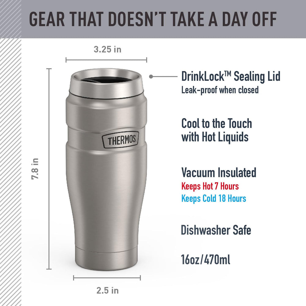 THERMOS DRINKLOCK lid detail showing leak-proof seal for secure travel benefit