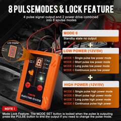 THIKPO long power cable and test leads, reach for convenient garage use
