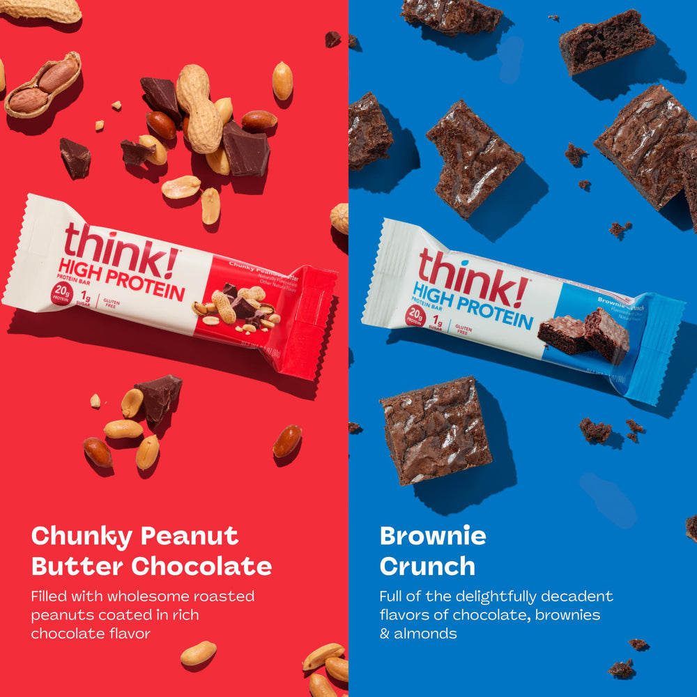think! Chunky Peanut Butter con trozos de cacahuate para más masticabilidad