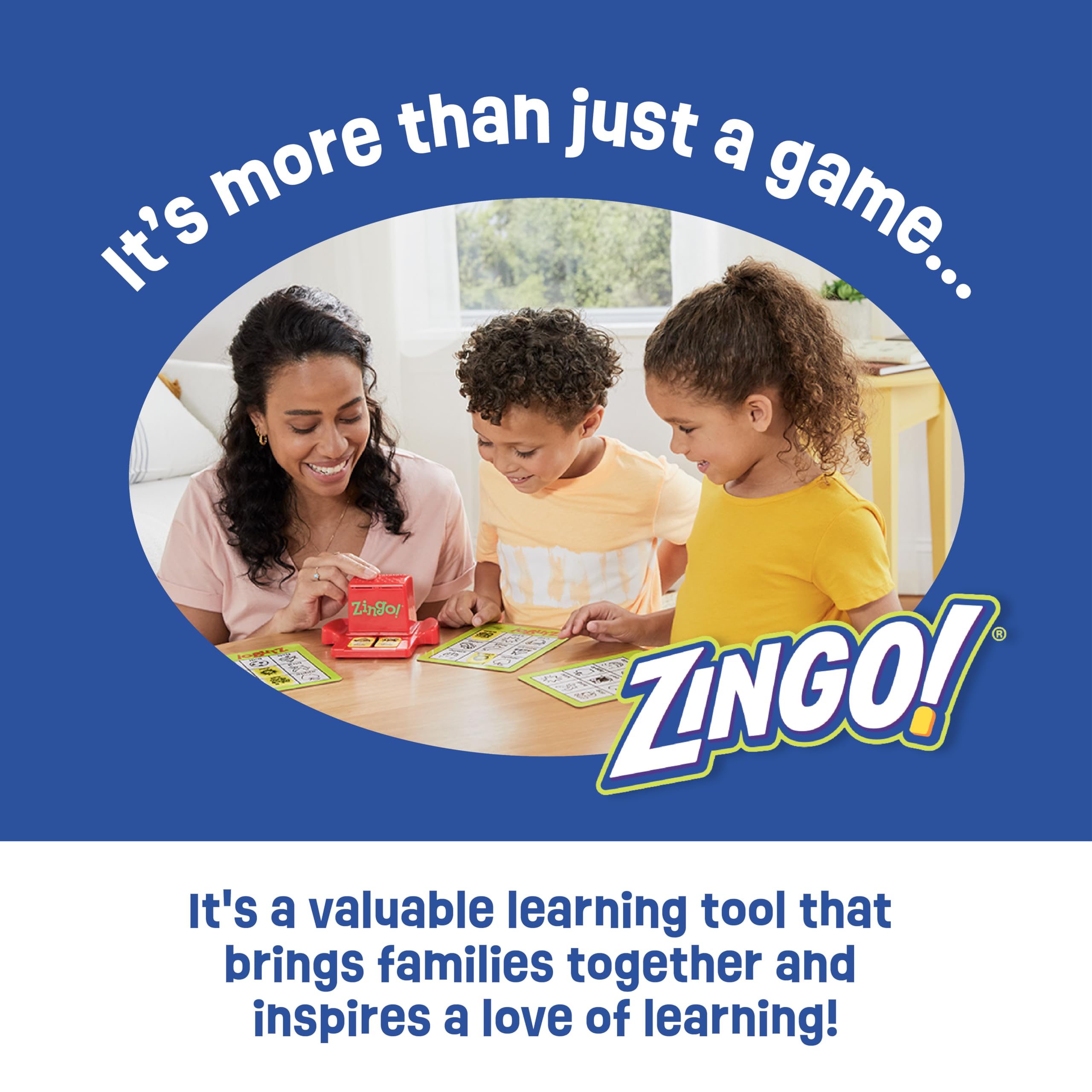 ThinkFun fichas de Zingo detalle de colores duraderos y suaves al tacto