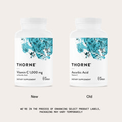 THORNE caja abierta con 60 cápsulas para aproximadamente dos meses de uso