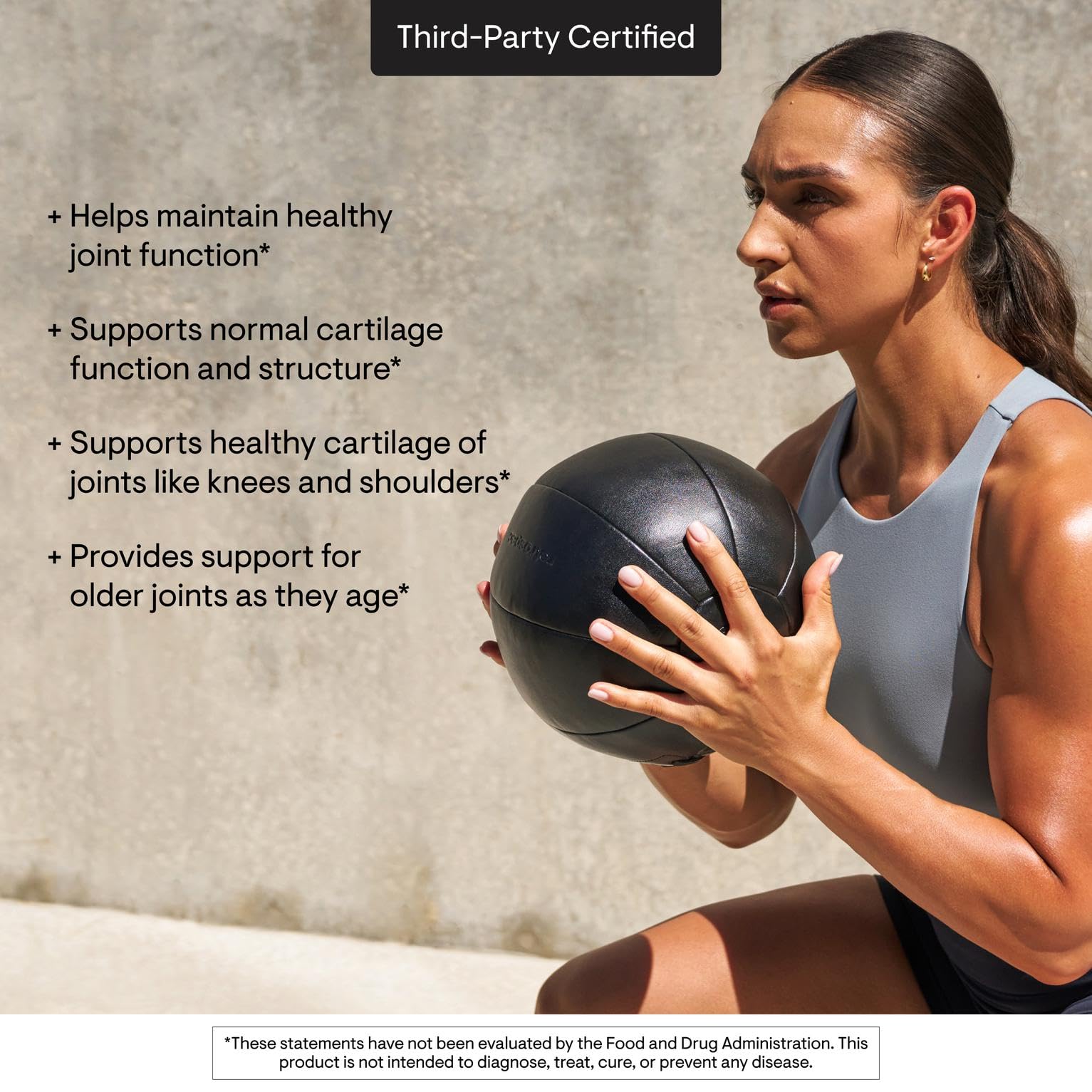 THORNE etiqueta con información de ingredientes y pureza