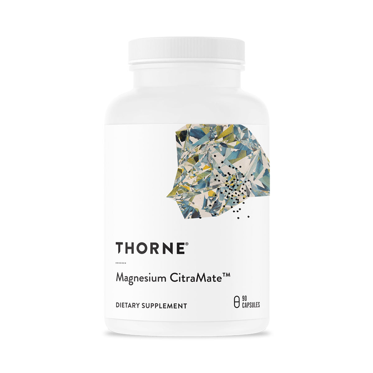 THORNE front packaging showing bottle and product name, clear ingredient trust