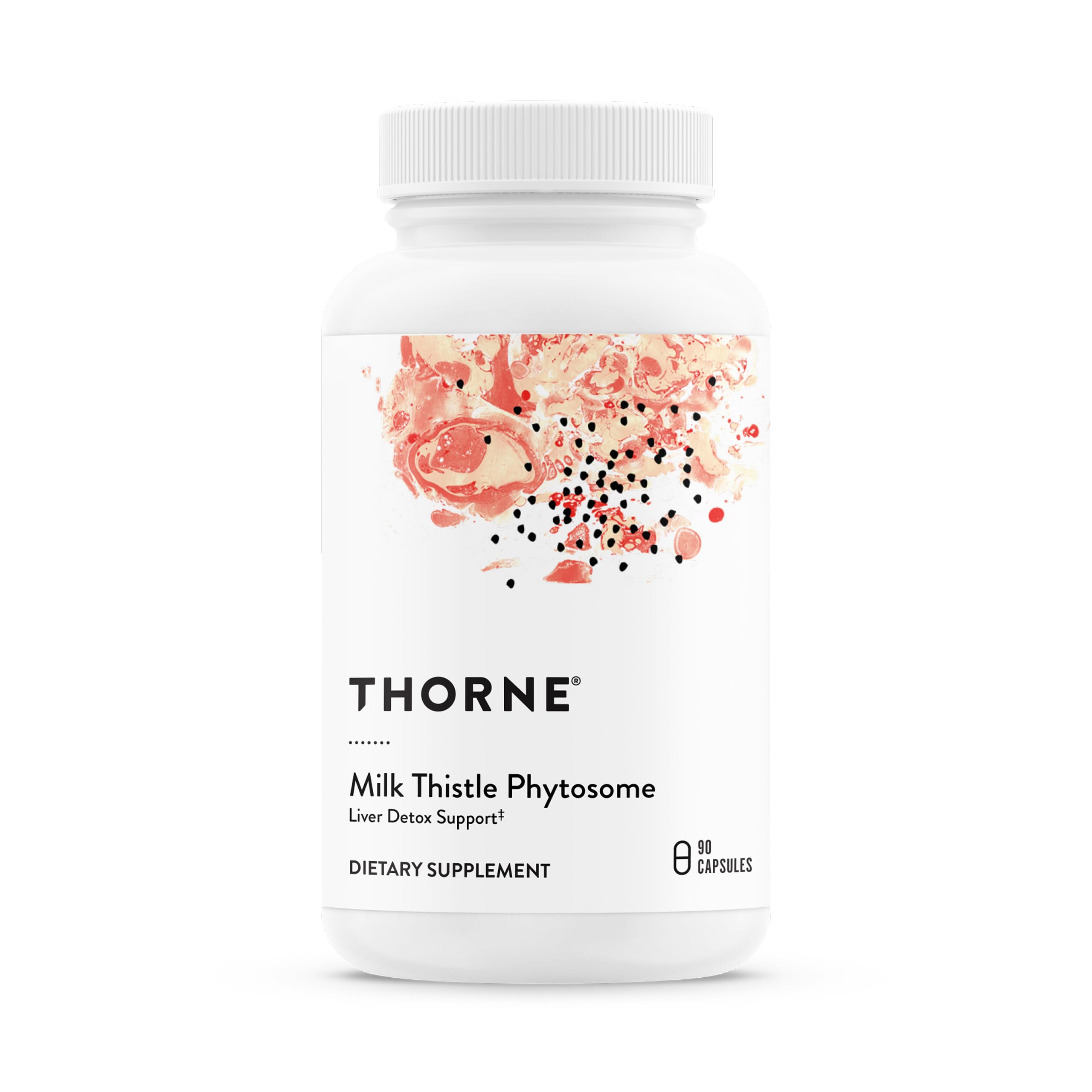 THORNE front packaging showing product and clear branding, supports informed choice