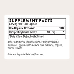 THORNE bottle with cap open revealing capsules and easy access benefit