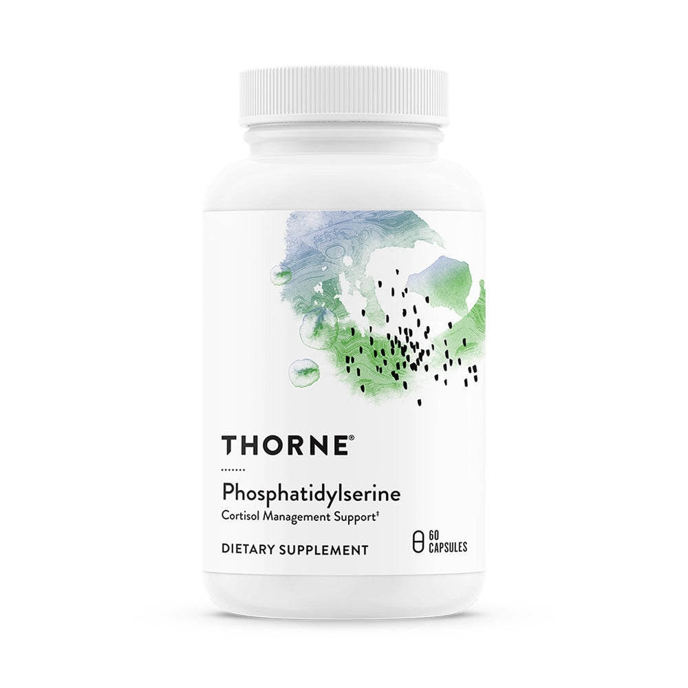 THORNE front label showing product name and capsule count for clear identification
