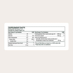 THORNE textura en polvo de FiberMend preparada para mezclar, solubilidad rápida