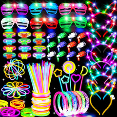 Thremhoo paquete frontal mostrando 156 piezas para organizar fiestas brillantes