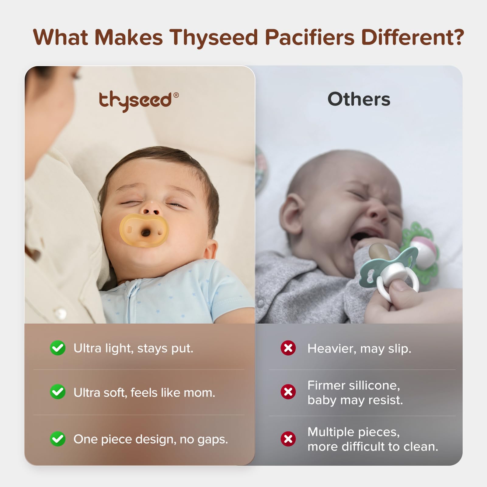 thyseed escudo curvado visible lateralmente que protege piel sensible