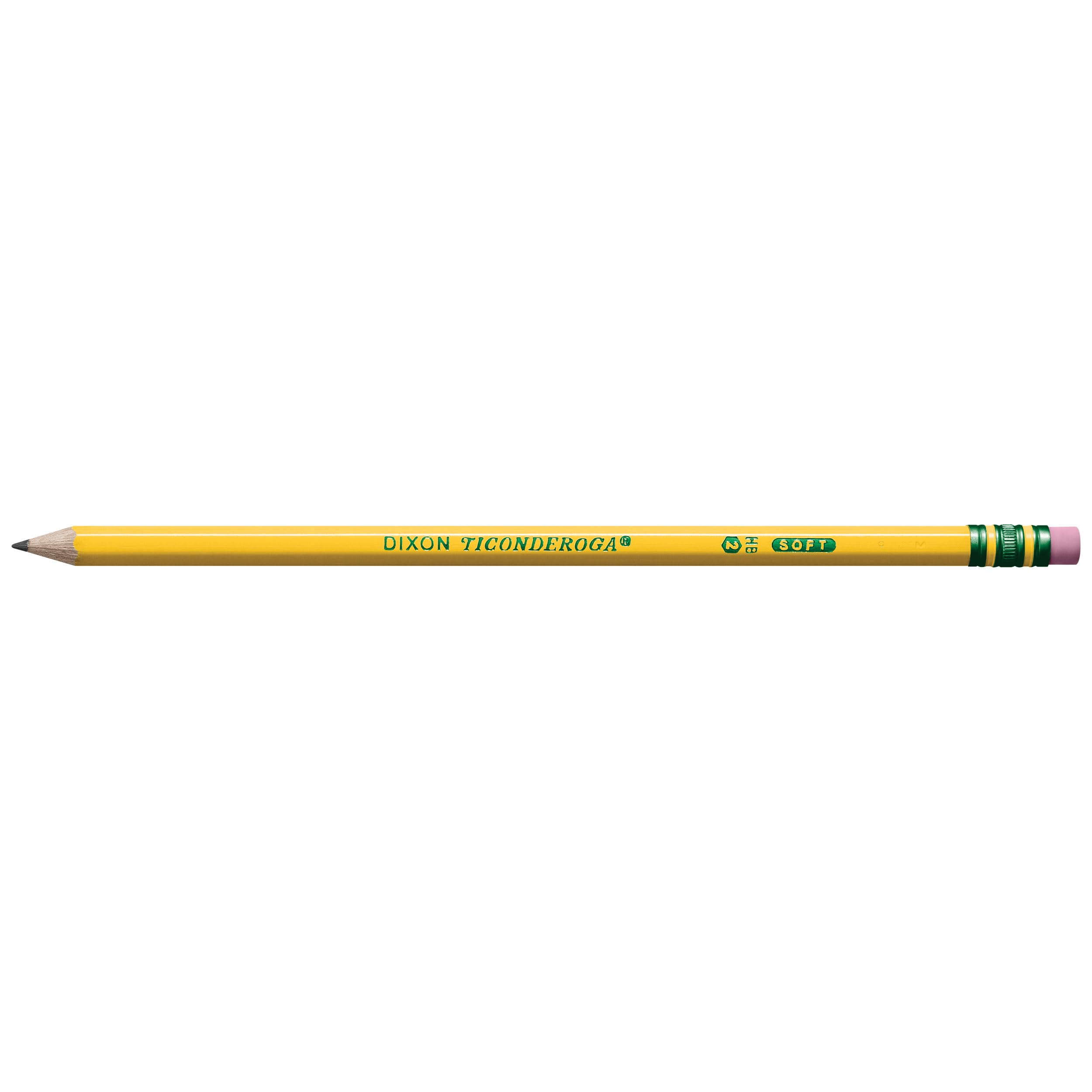 Ticonderoga borrador lateral sin látex que facilita correcciones limpias