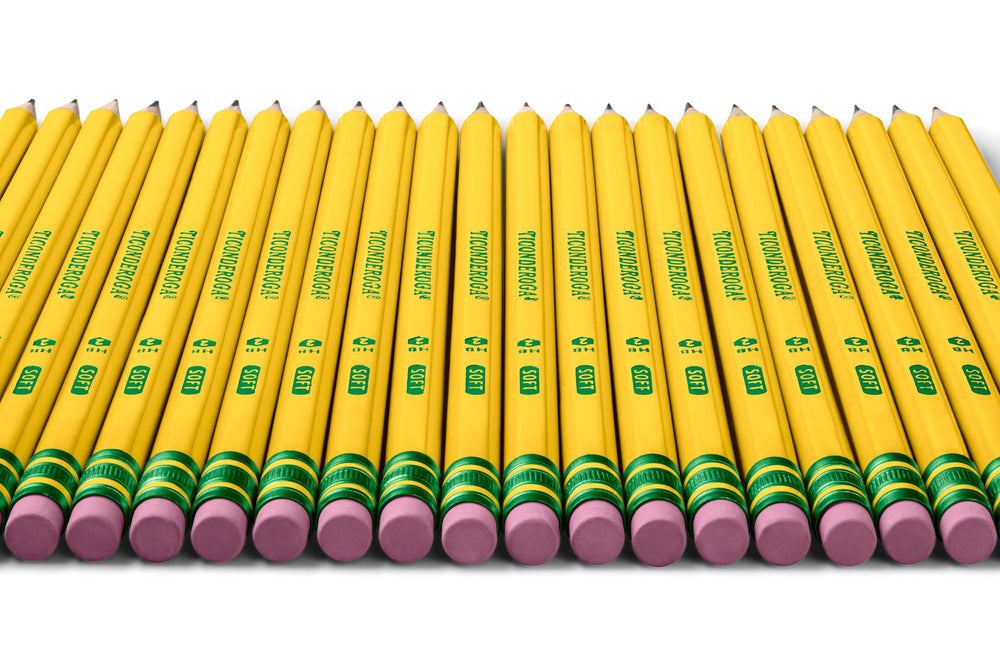 students using Ticonderoga pencils in classroom, dependable for tests