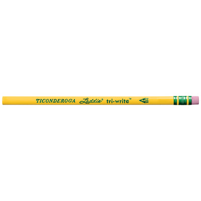 Ticonderoga detalle de madera para afilado suave y duradero