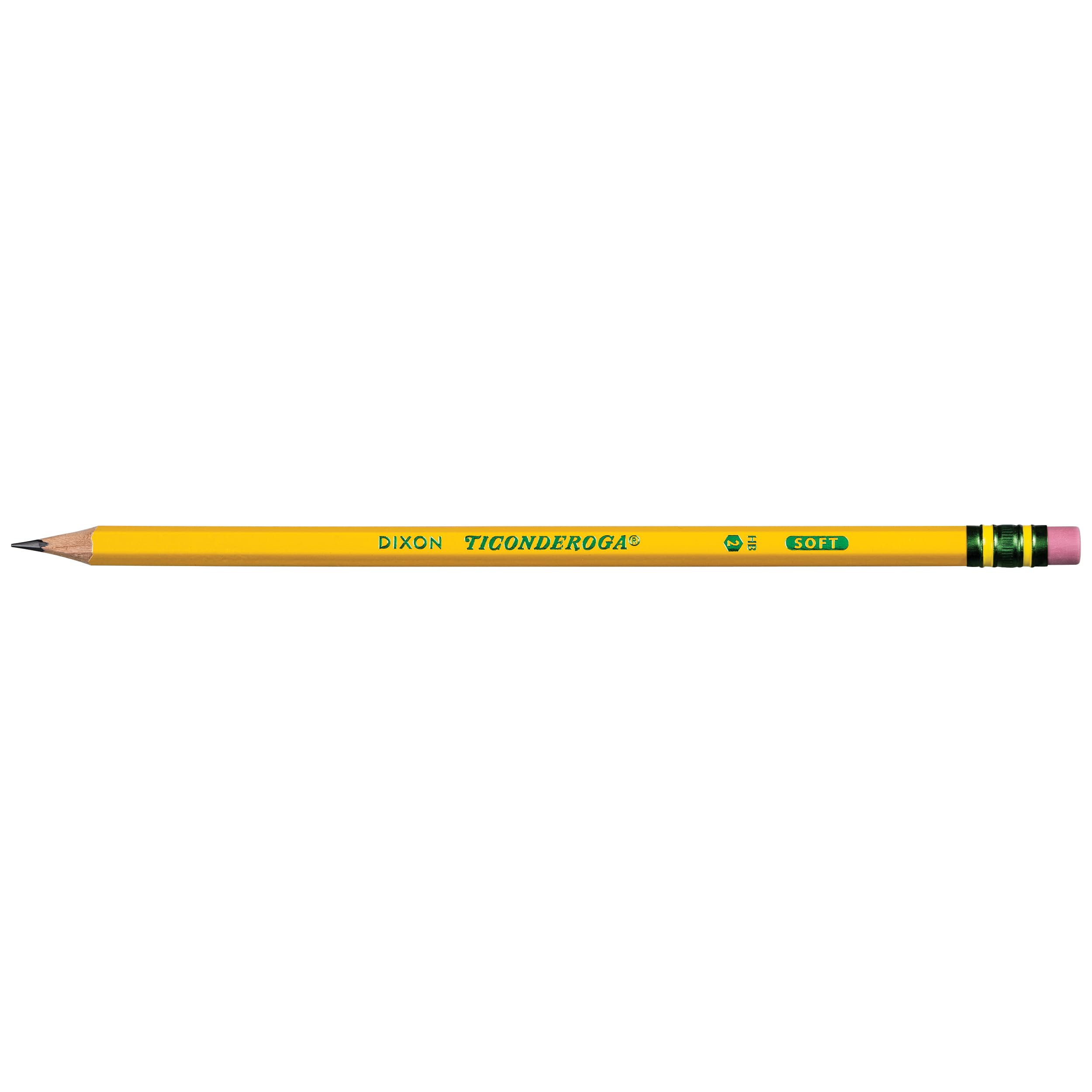close-up of a single Ticonderoga pencil tip, showcasing smooth writing