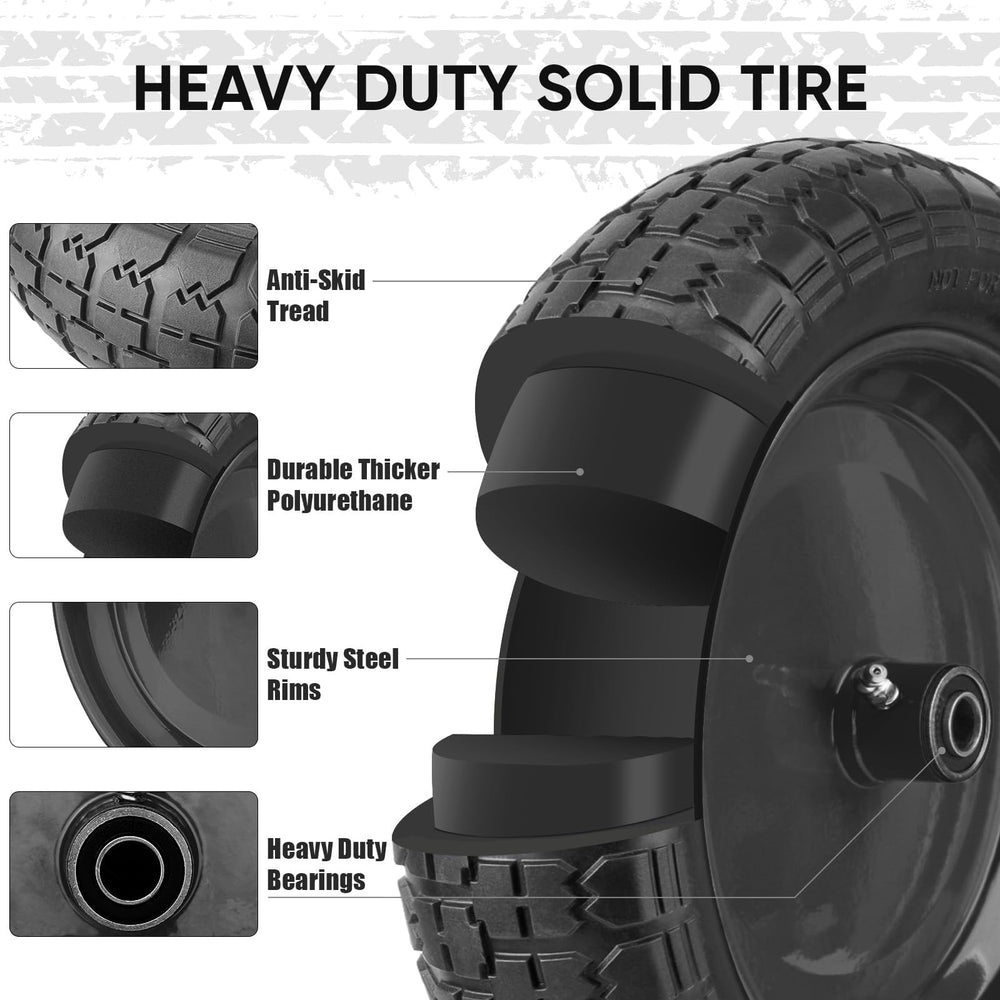 TICONN close-up of non-slip tread pattern for improved traction benefit