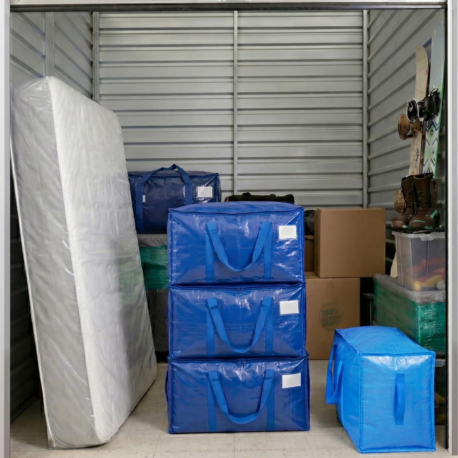 TICONN bag folded flat to save space when stored, ideal for small homes benefit