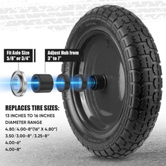 TICONN side profile highlighting steel rim for stronger load support benefit