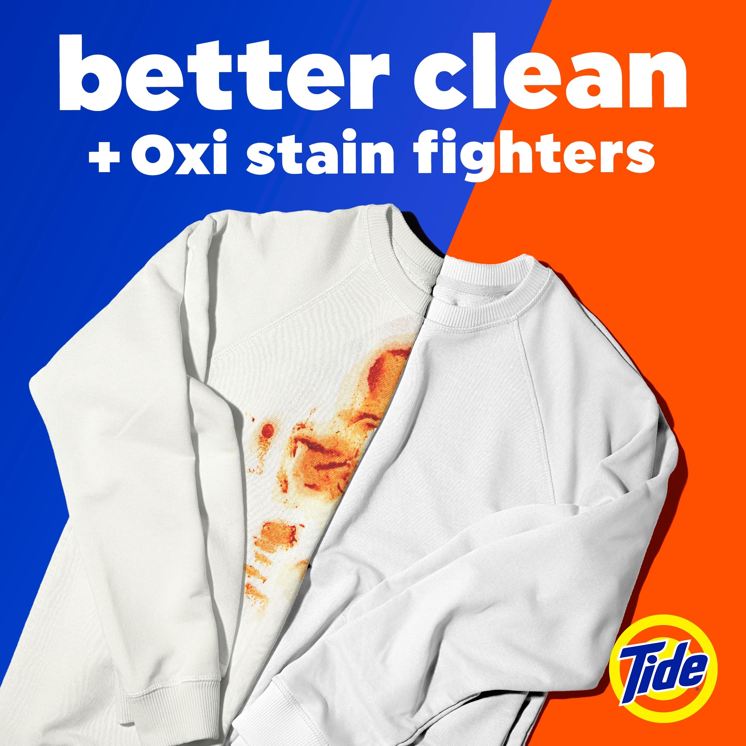 Tide cápsula primer plano mostrando textura y doble cámara eficaz