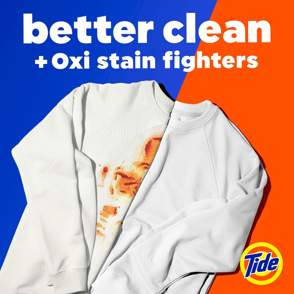 Tide cápsula primer plano mostrando textura y doble cámara eficaz