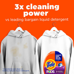 Tide cápsula en primer plano mostrando textura y disolución rápida