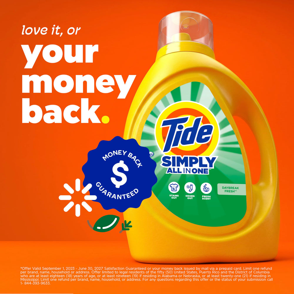 Tide referencia del aroma Daybreak Fresh y sensación fresca