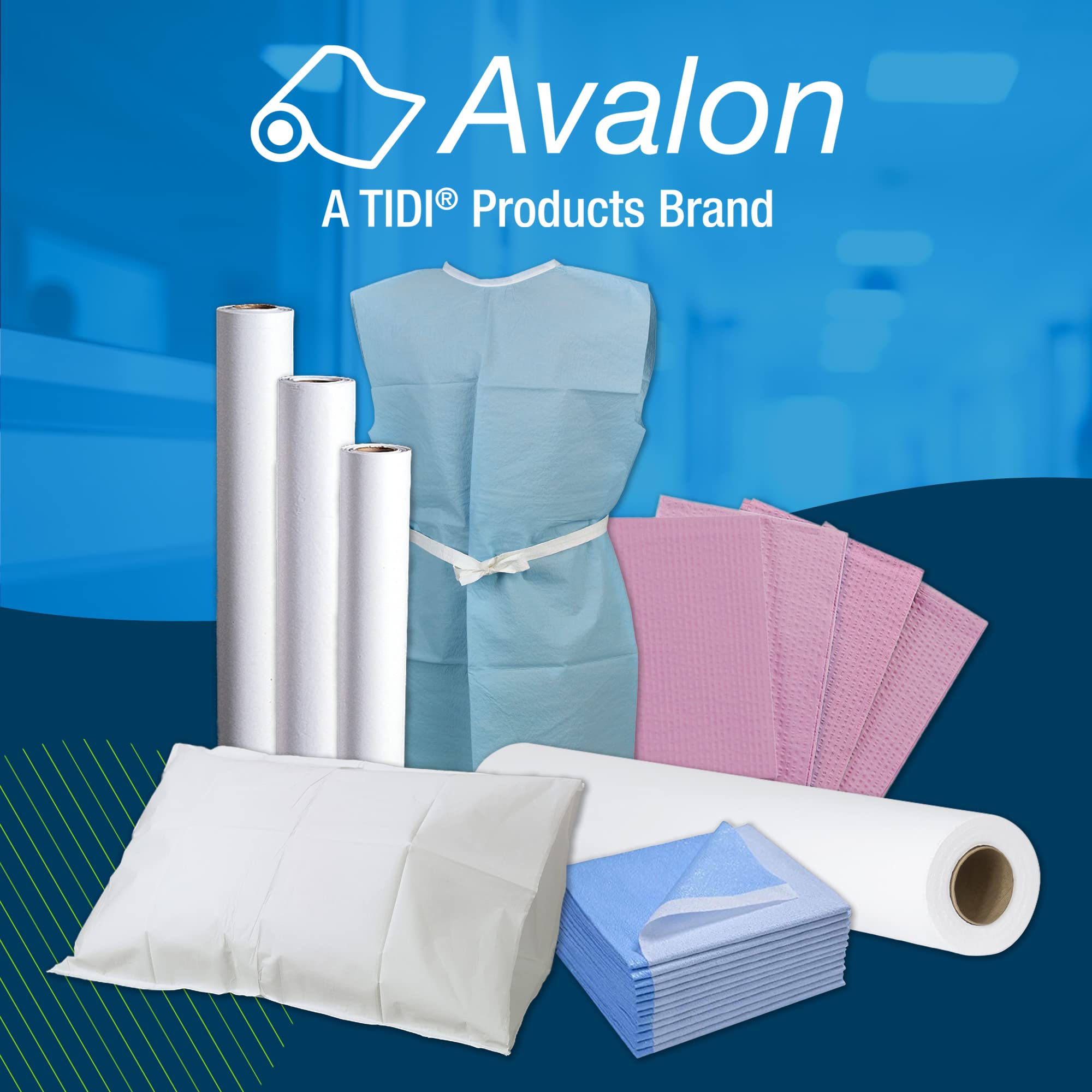 TIDI Avalon en mesa de spa lista para cliente, mejor higiene y presentación