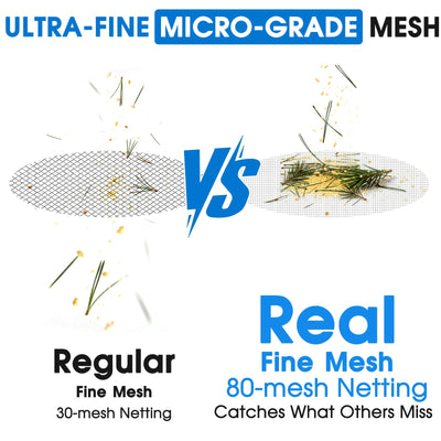 TidyMister ultra fine mesh close-up highlighting tight weave and superior capture