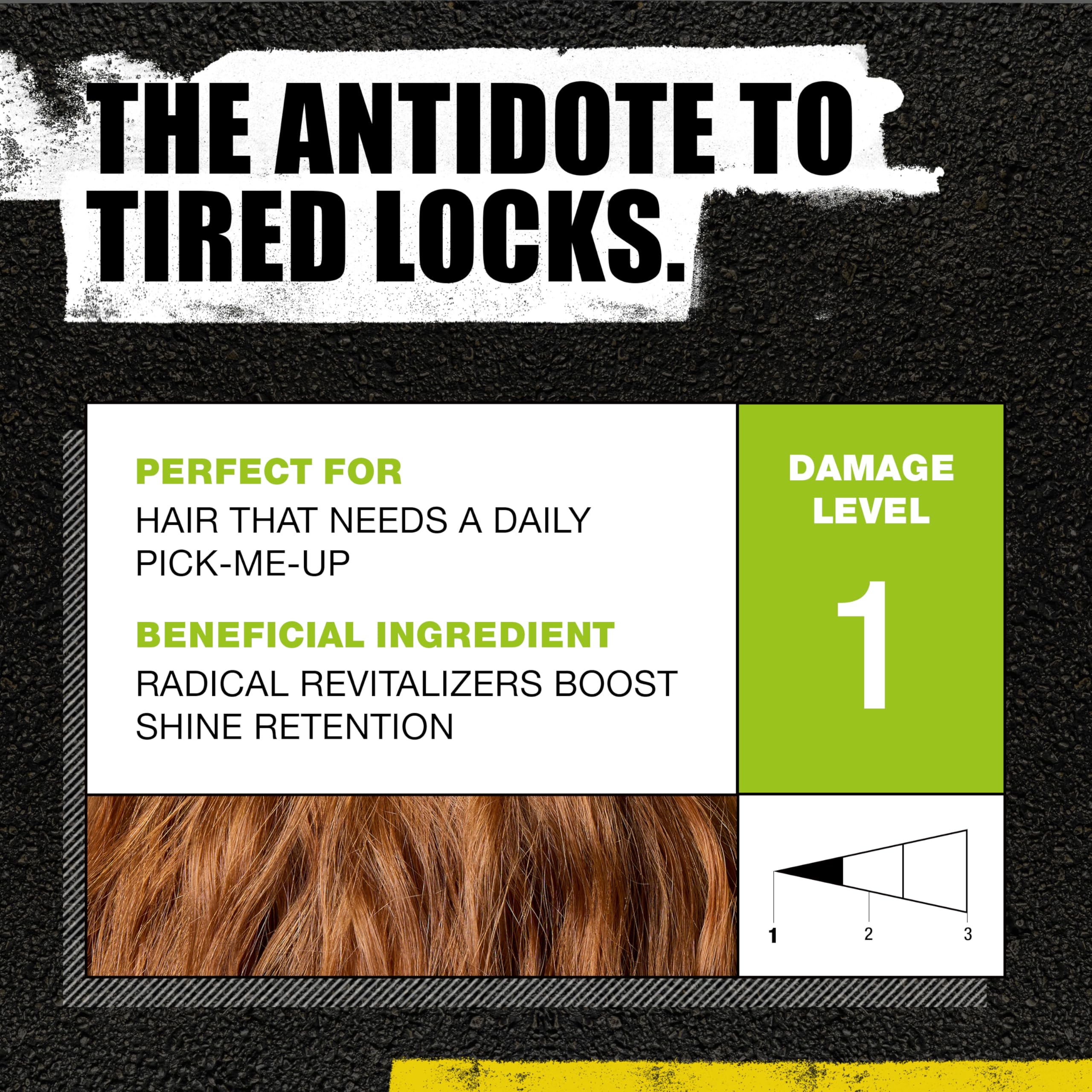 TIGI Bed Head etiqueta y lista de ingredientes resaltando hidratación