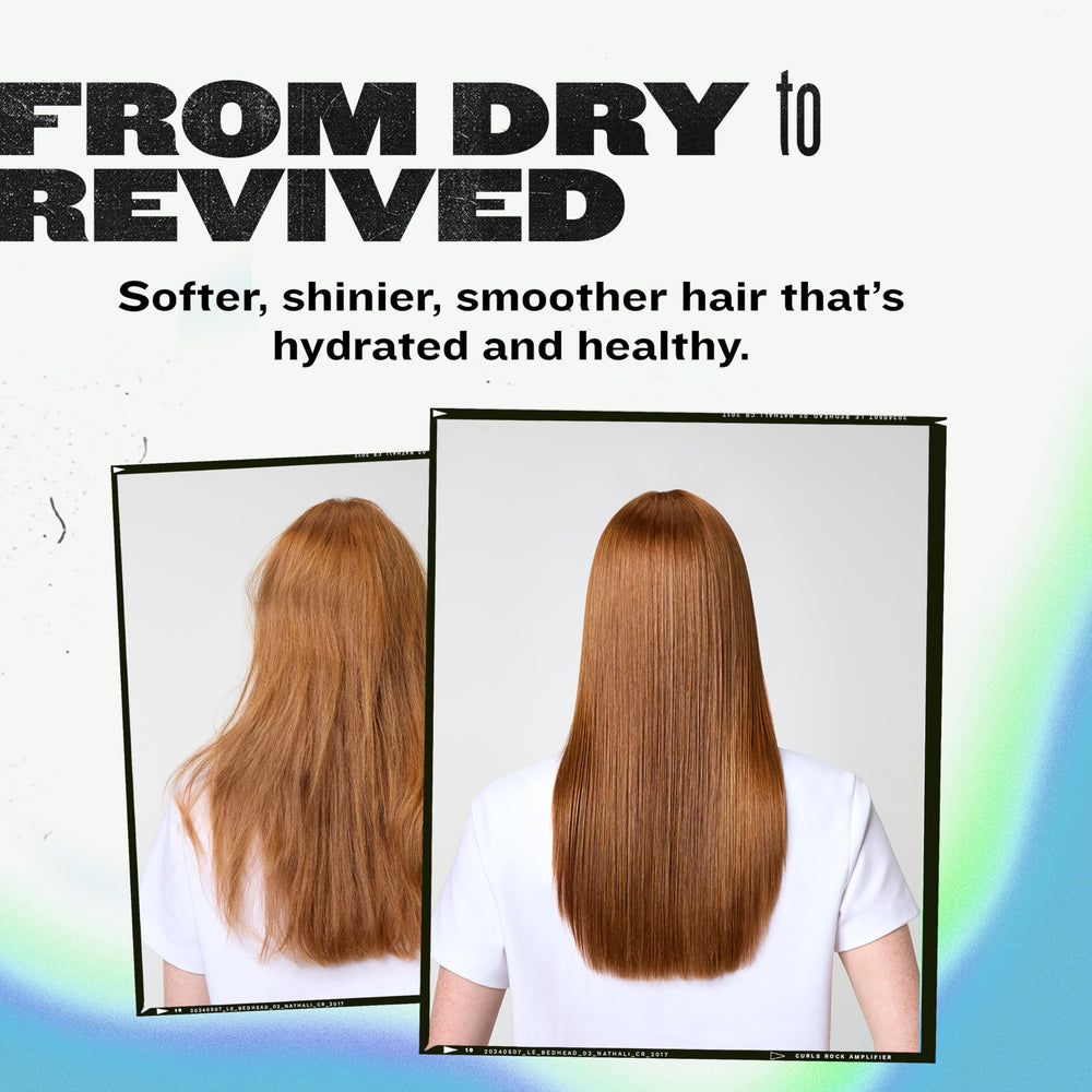 TIGI Bed Head etiqueta con ingredientes destacando extracto de cactus hidratante