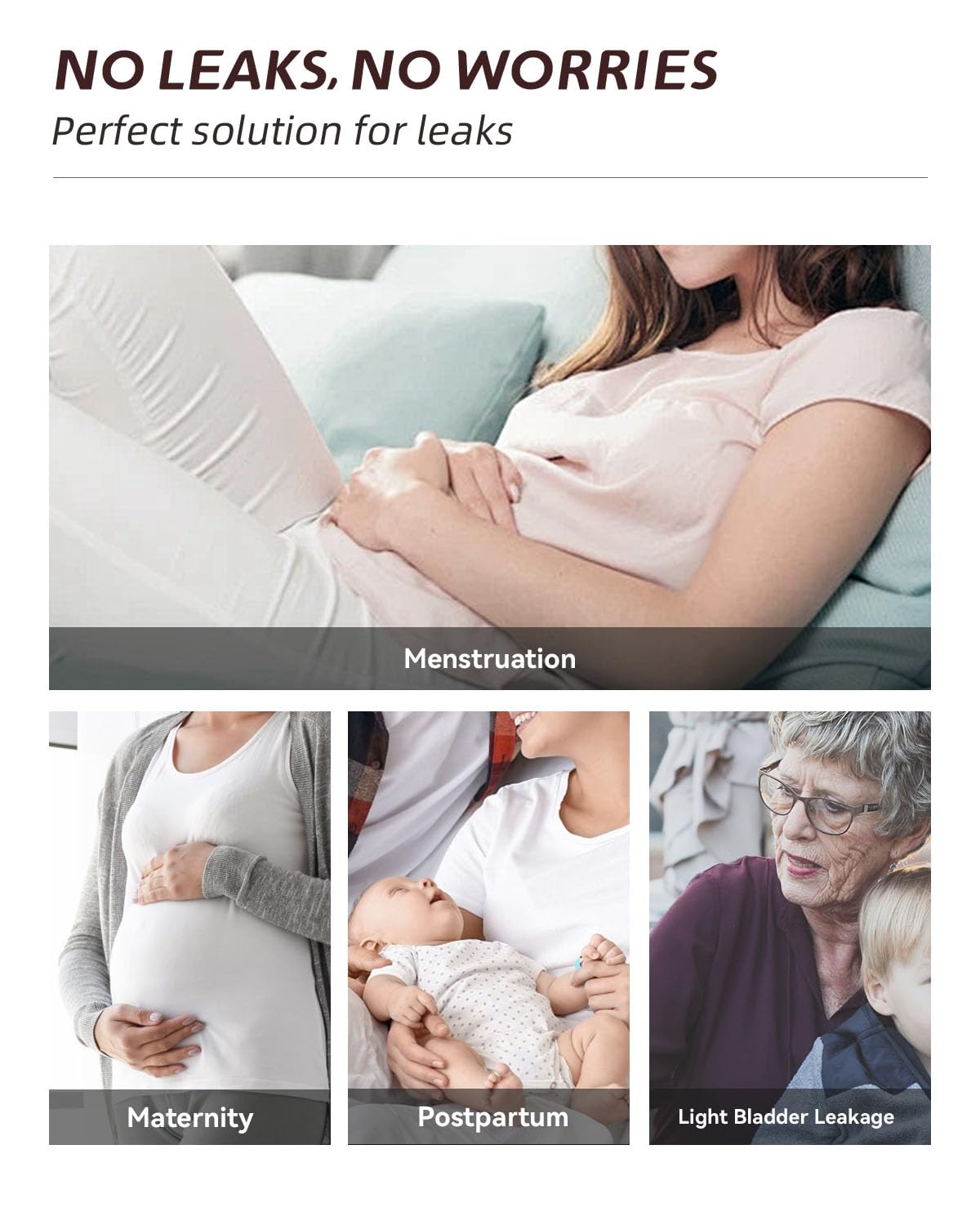 TIICHOO mujer realizando ejercicio ligero con protección confiable durante actividad