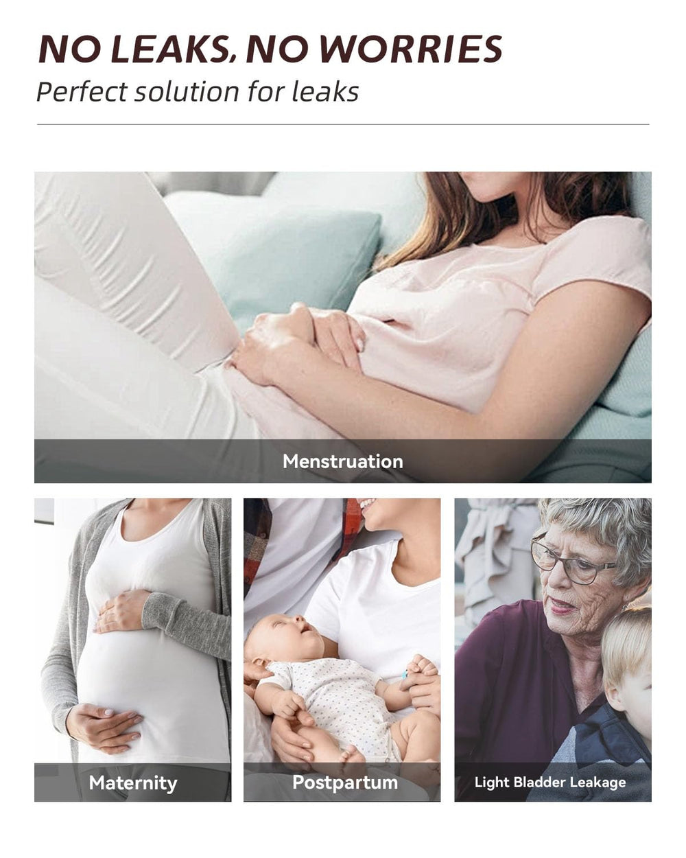 TIICHOO mujer realizando ejercicio ligero con protección confiable durante actividad