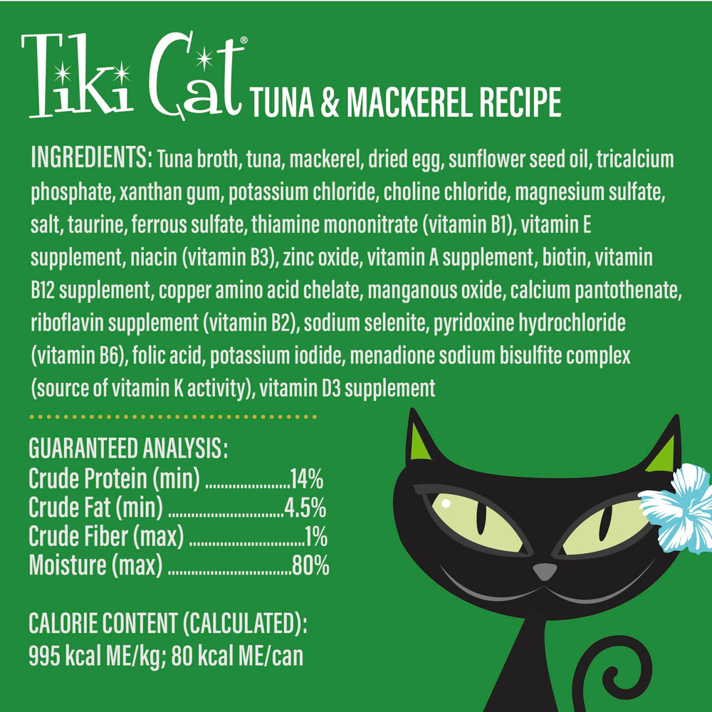 Tiki Cat comparación de porción en mano para visualizar tamaño y control de ración